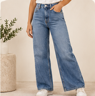 Jean wide leg, imagen de referencia